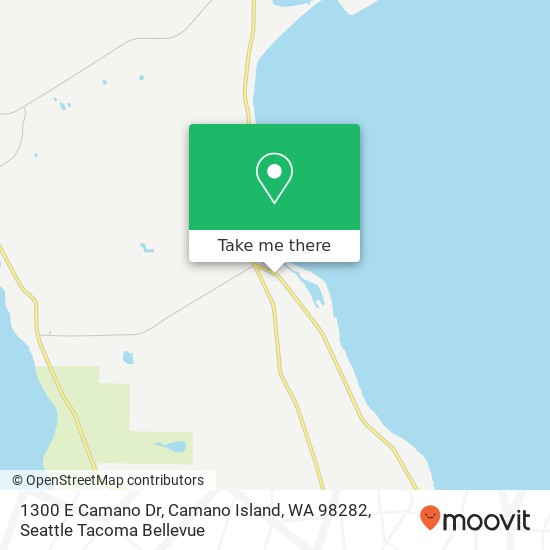 Mapa de 1300 E Camano Dr, Camano Island, WA 98282