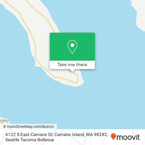 Mapa de 4122 S East Camano Dr, Camano Island, WA 98282