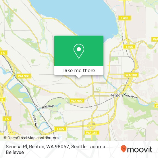 Seneca Pl, Renton, WA 98057 map