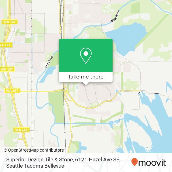 Mapa de Superior Dezign Tile & Stone, 6121 Hazel Ave SE