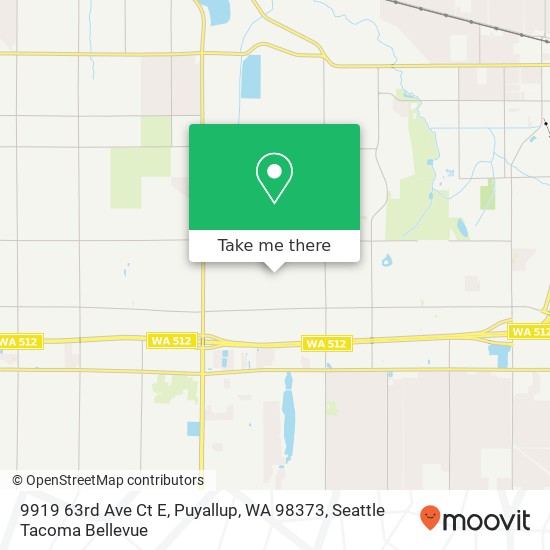 Mapa de 9919 63rd Ave Ct E, Puyallup, WA 98373