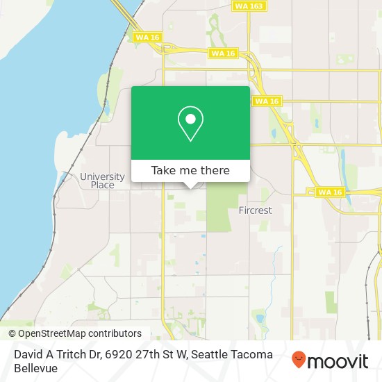 Mapa de David A Tritch Dr, 6920 27th St W