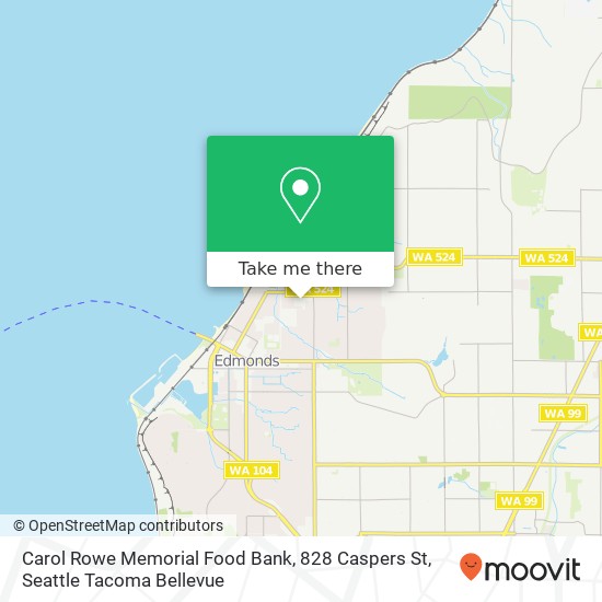 Carol Rowe Memorial Food Bank, 828 Caspers St map