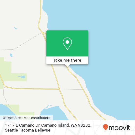 Mapa de 1717 E Camano Dr, Camano Island, WA 98282