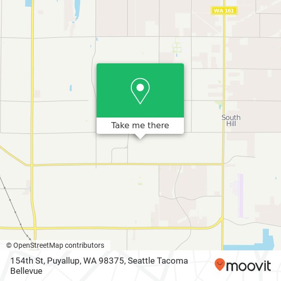 154th St, Puyallup, WA 98375 map