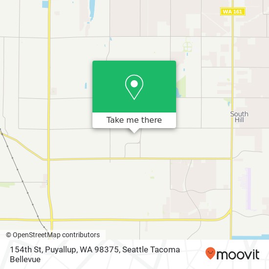 154th St, Puyallup, WA 98375 map