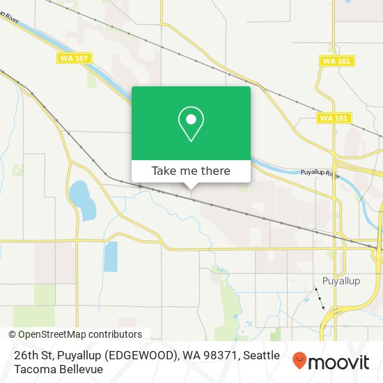 26th St, Puyallup (EDGEWOOD), WA 98371 map