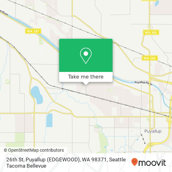 26th St, Puyallup (EDGEWOOD), WA 98371 map