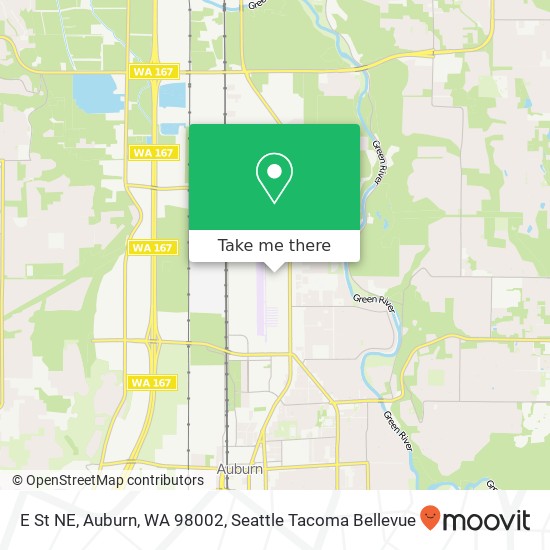 E St NE, Auburn, WA 98002 map