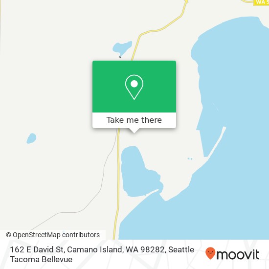 Mapa de 162 E David St, Camano Island, WA 98282