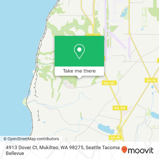 Mapa de 4913 Dover Ct, Mukilteo, WA 98275
