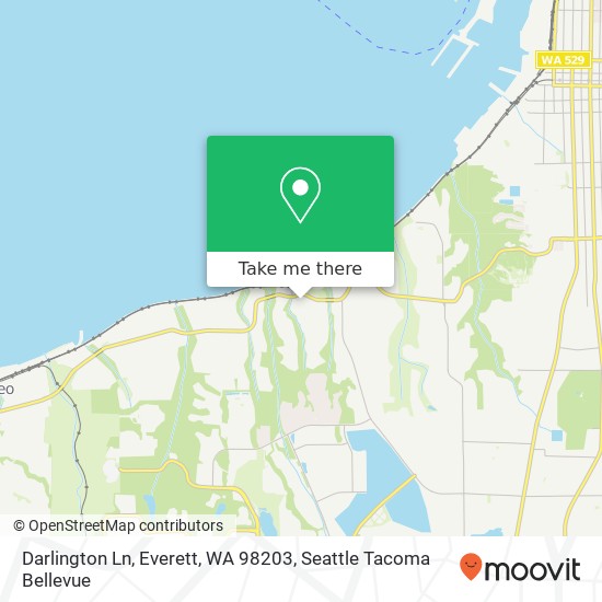 Darlington Ln, Everett, WA 98203 map