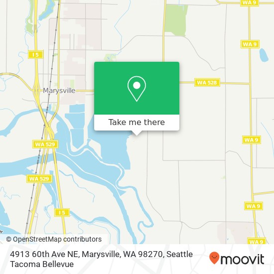 Mapa de 4913 60th Ave NE, Marysville, WA 98270