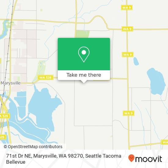 Mapa de 71st Dr NE, Marysville, WA 98270