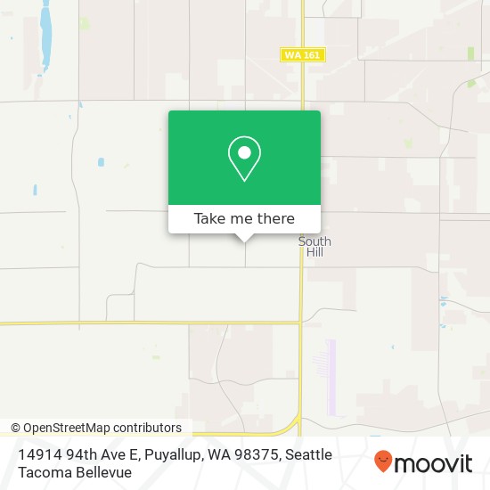 Mapa de 14914 94th Ave E, Puyallup, WA 98375