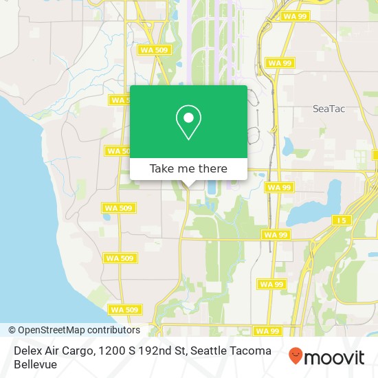 Delex Air Cargo, 1200 S 192nd St map