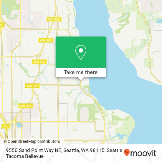 9550 Sand Point Way NE, Seattle, WA 98115 map