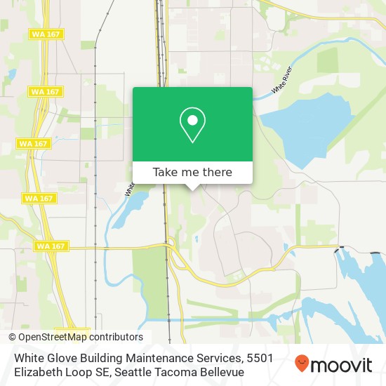 White Glove Building Maintenance Services, 5501 Elizabeth Loop SE map