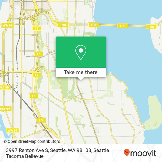 3997 Renton Ave S, Seattle, WA 98108 map
