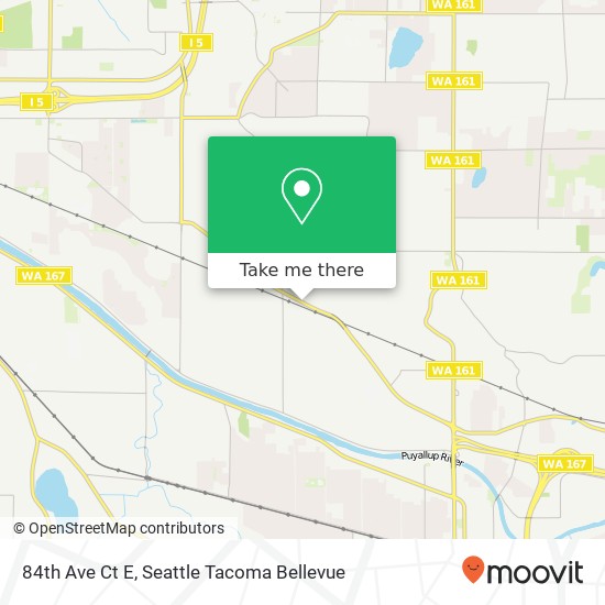 84th Ave Ct E, Edgewood (SUMMIT), WA 98371 map