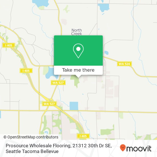 Prosource Wholesale Flooring, 21312 30th Dr SE map