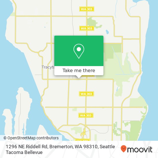 1296 NE Riddell Rd, Bremerton, WA 98310 map