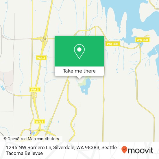 1296 NW Romero Ln, Silverdale, WA 98383 map