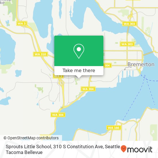 Sprouts Little School, 310 S Constitution Ave map