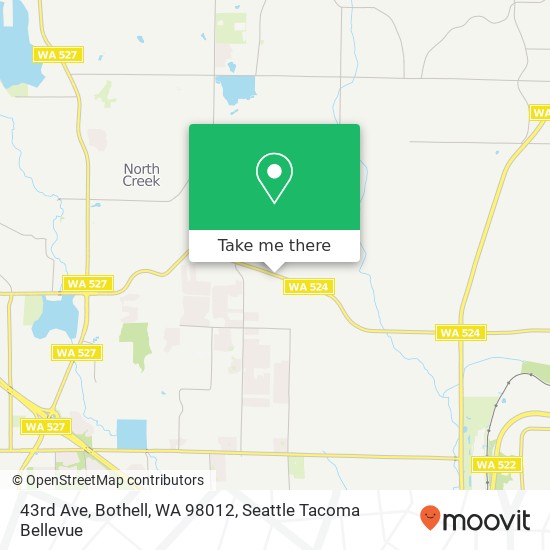 Mapa de 43rd Ave, Bothell, WA 98012