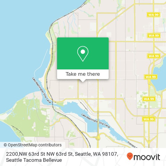 2200,NW 63rd St NW 63rd St, Seattle, WA 98107 map