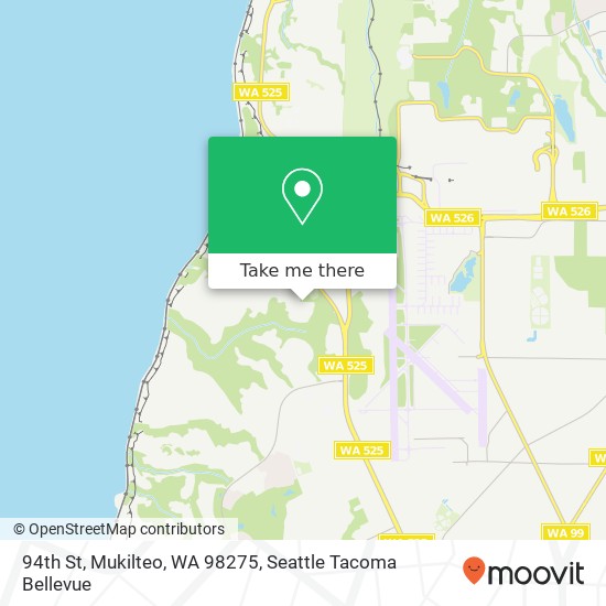 Mapa de 94th St, Mukilteo, WA 98275