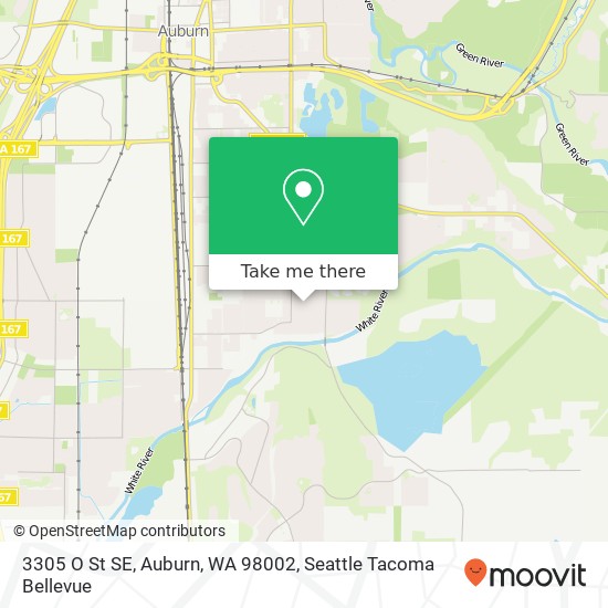 3305 O St SE, Auburn, WA 98002 map