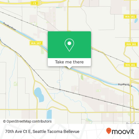 Mapa de 70th Ave Ct E, Puyallup (SUMMIT), WA 98371