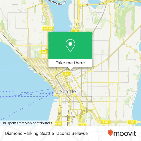 Diamond Parking, 1101 Pike St map