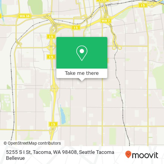 5255 S I St, Tacoma, WA 98408 map