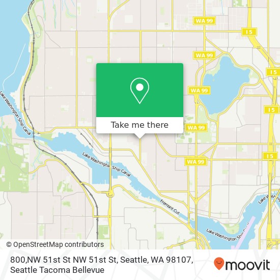 800,NW 51st St NW 51st St, Seattle, WA 98107 map