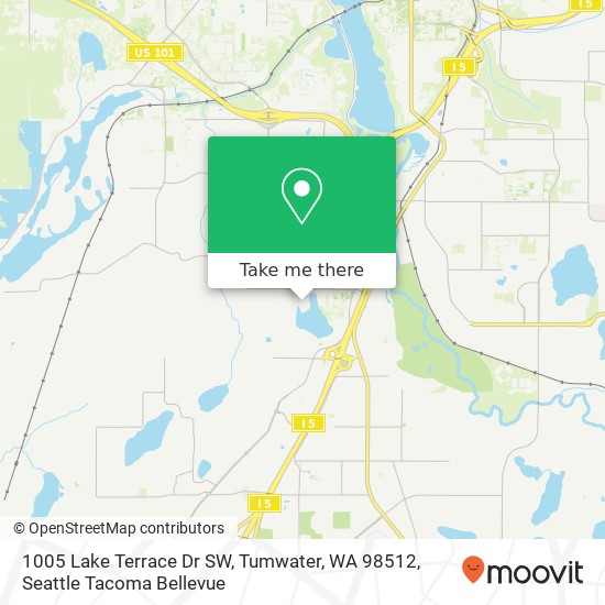 1005 Lake Terrace Dr SW, Tumwater, WA 98512 map