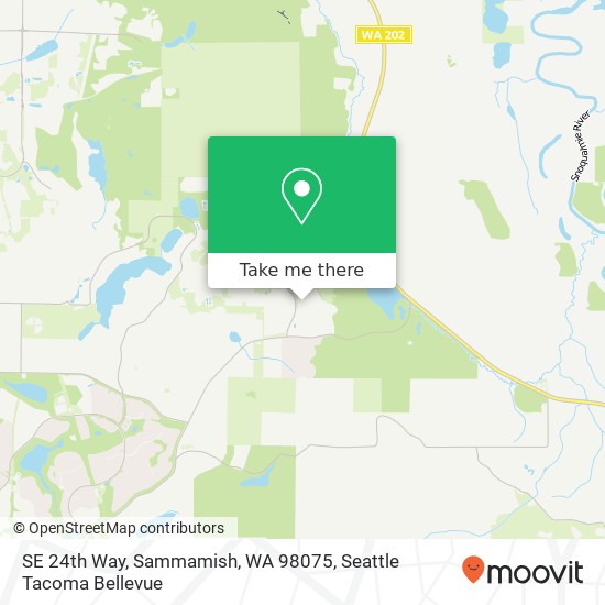 Mapa de SE 24th Way, Sammamish, WA 98075