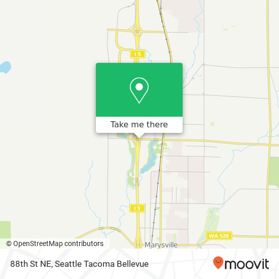 Mapa de 88th St NE, Marysville, WA 98270