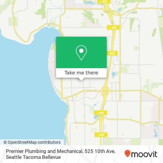 Mapa de Premier Plumbing and Mechanical, 525 10th Ave