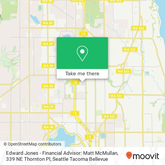 Mapa de Edward Jones - Financial Advisor: Matt McMullan, 339 NE Thornton Pl