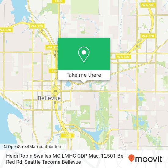 Heidi Robin Swailes MC LMHC CDP Mac, 12501 Bel Red Rd map
