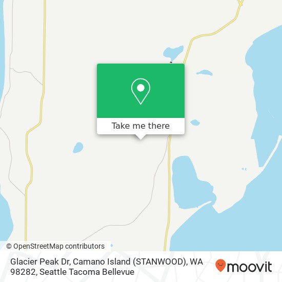 Mapa de Glacier Peak Dr, Camano Island (STANWOOD), WA 98282