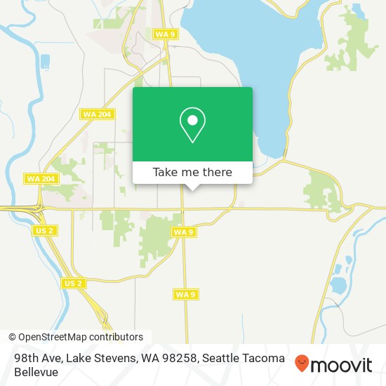 Mapa de 98th Ave, Lake Stevens, WA 98258