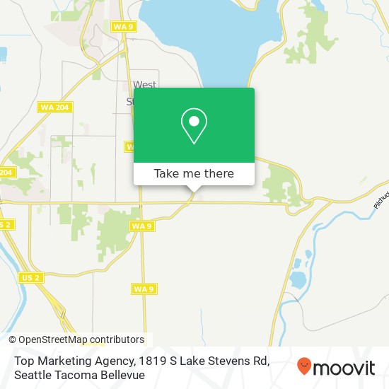 Mapa de Top Marketing Agency, 1819 S Lake Stevens Rd