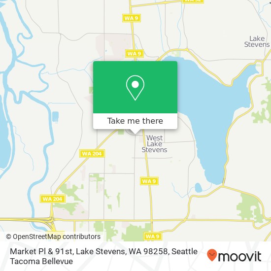 Mapa de Market Pl & 91st, Lake Stevens, WA 98258