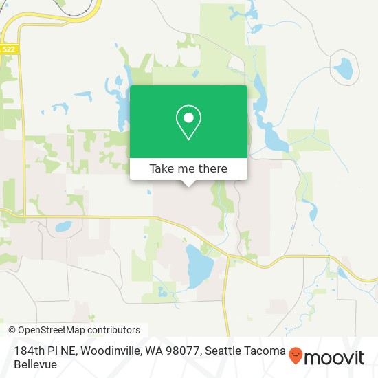 184th Pl NE, Woodinville, WA 98077 map
