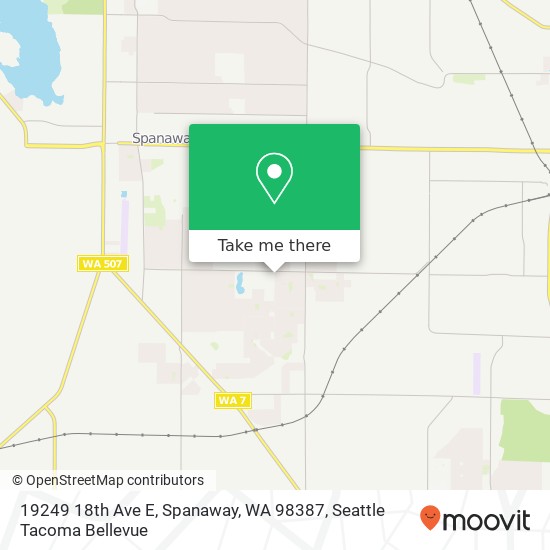 19249 18th Ave E, Spanaway, WA 98387 map