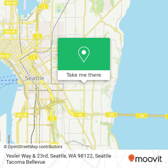 Mapa de Yesler Way & 23rd, Seattle, WA 98122