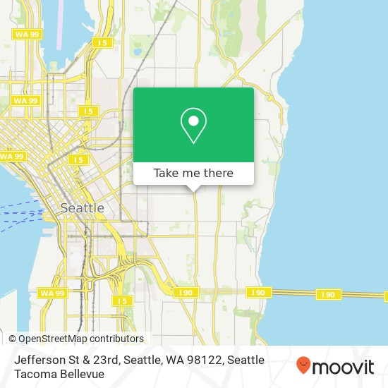 Mapa de Jefferson St & 23rd, Seattle, WA 98122